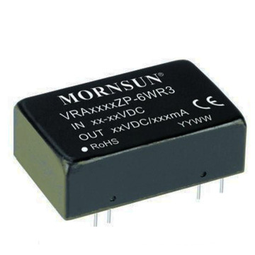 MORNSUN isolé 6W dc dc convertisseur 18VDC à 36vdc 24vdc entrée 5vdc 1.2a unique sortie avec CE ROHS VRB2405ZP-6WR3